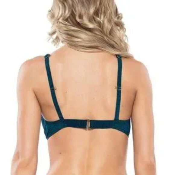 Becca Swim Mesa Verde Convertible Strap Top (size medium with D-cup) NWT - Picture 2 of 9